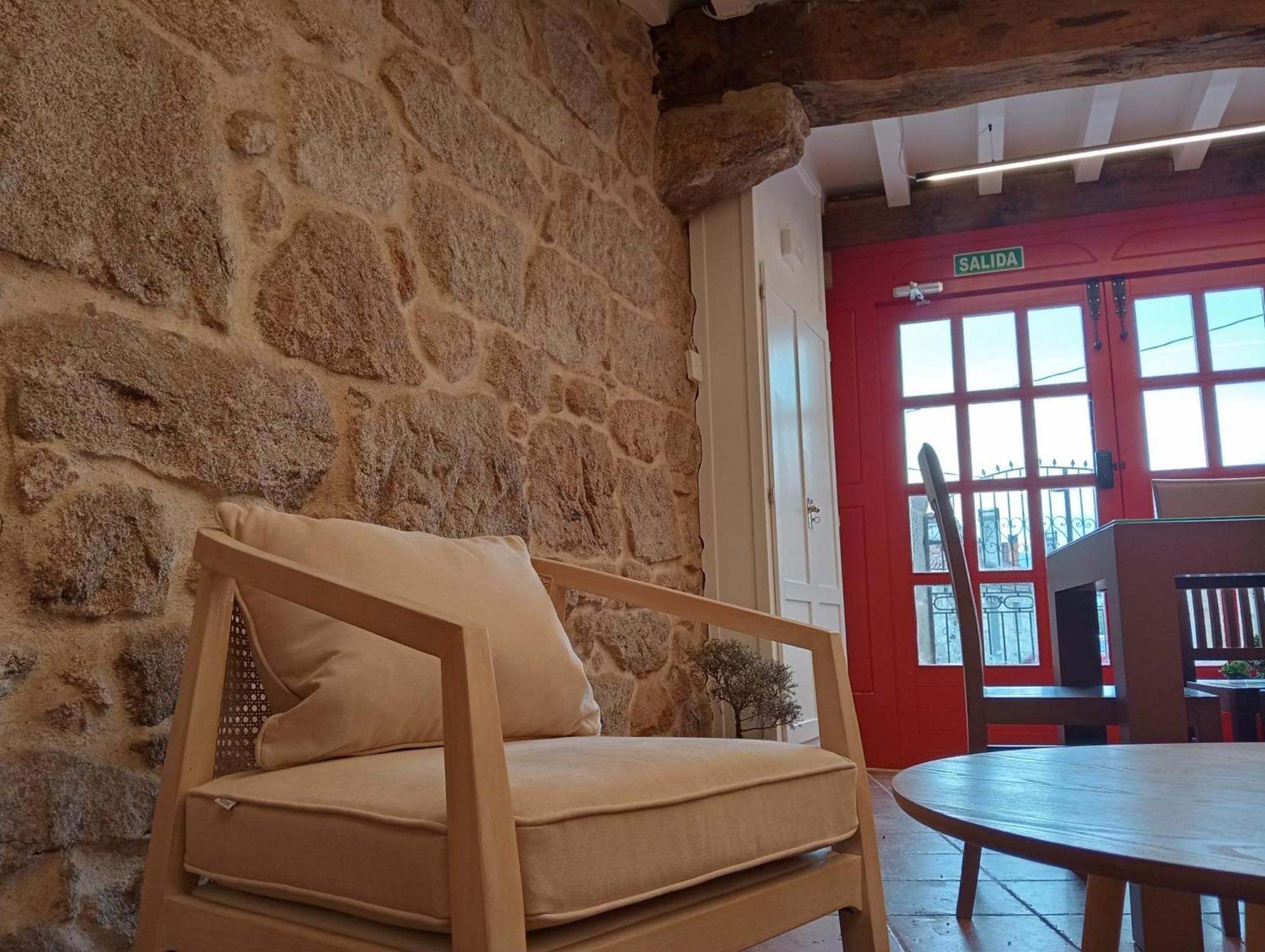Casa Da Praza Guest House Лобиос Екстериор снимка